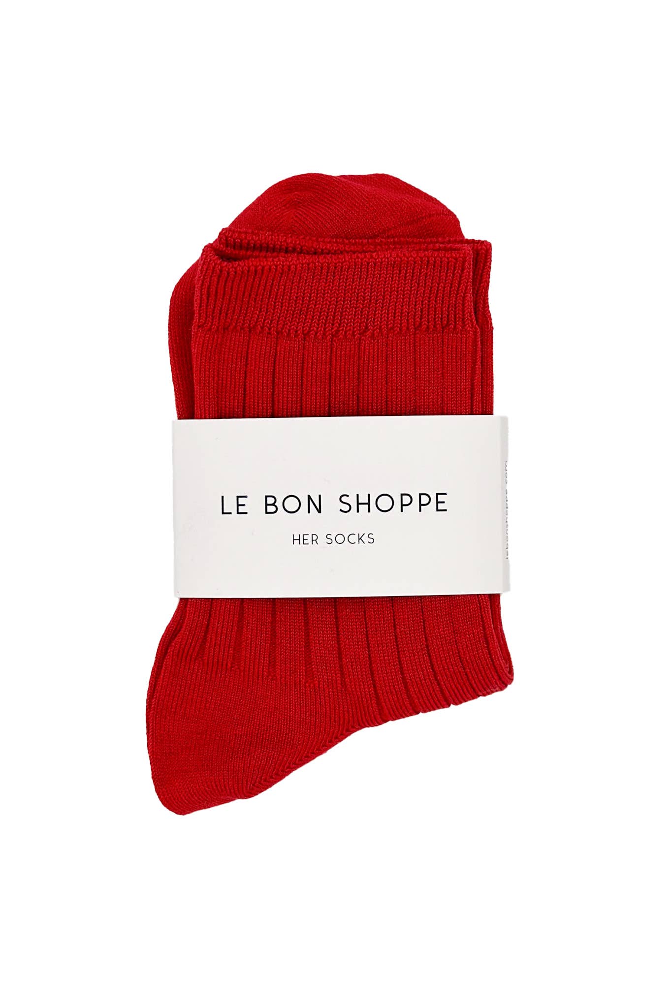 Her Socks - Mercerized Combed Cotton Rib: Pesto