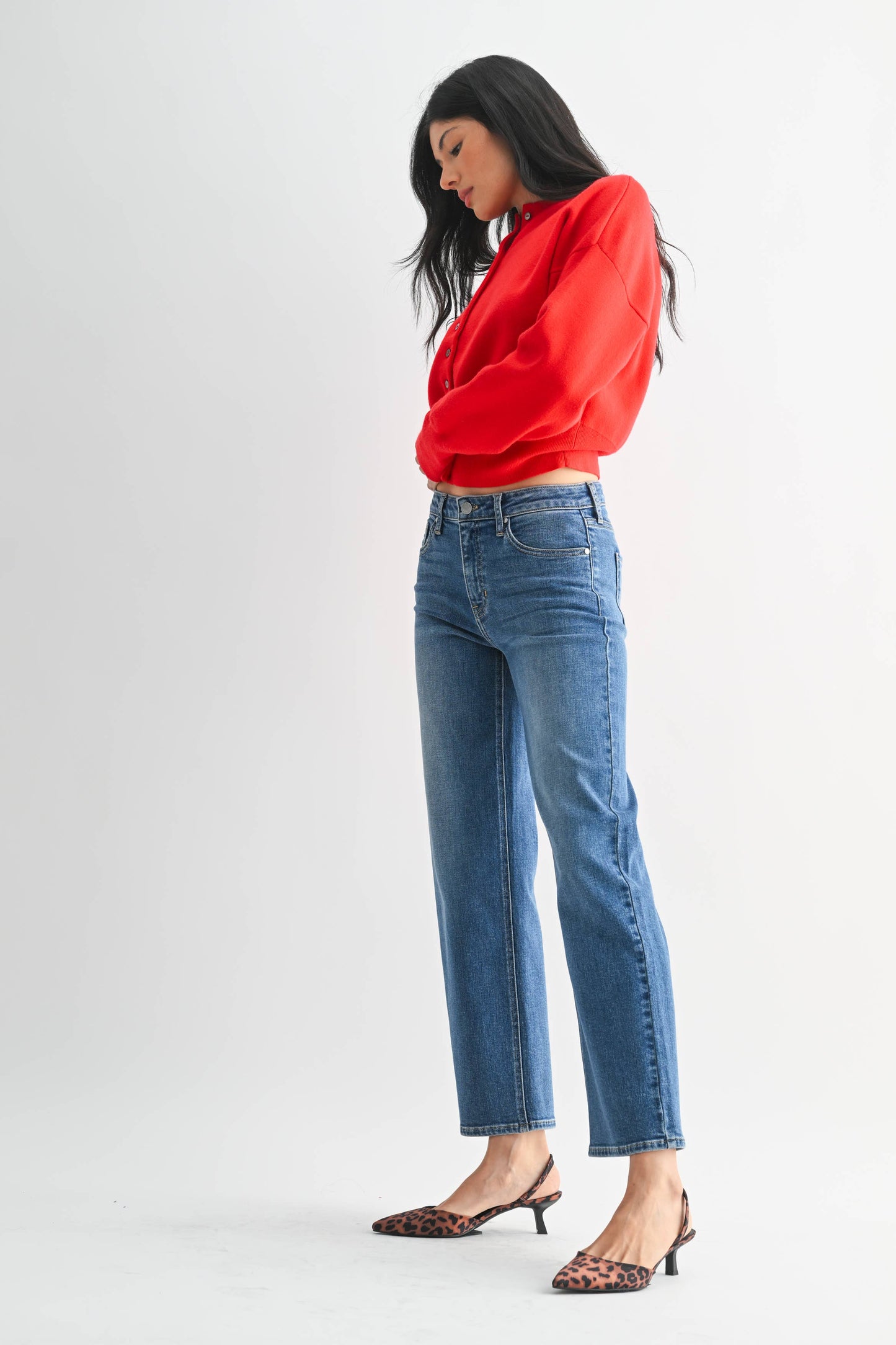 The Midrise Slim Wide Leg