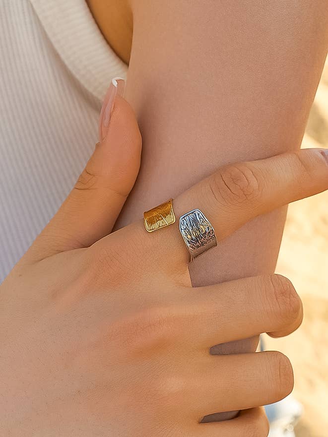 Emmy Open Ring: Multi-Colored