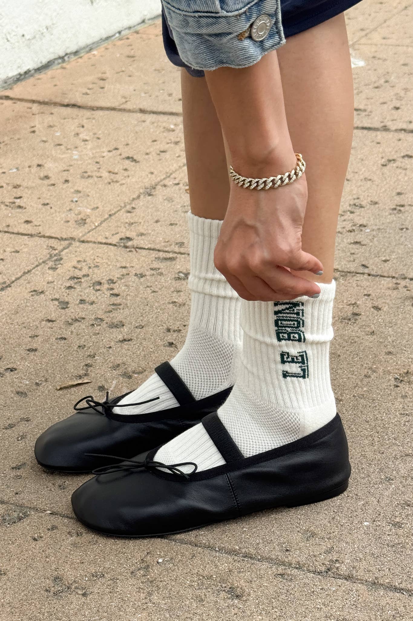 Preppy Socks : Canvas / Green