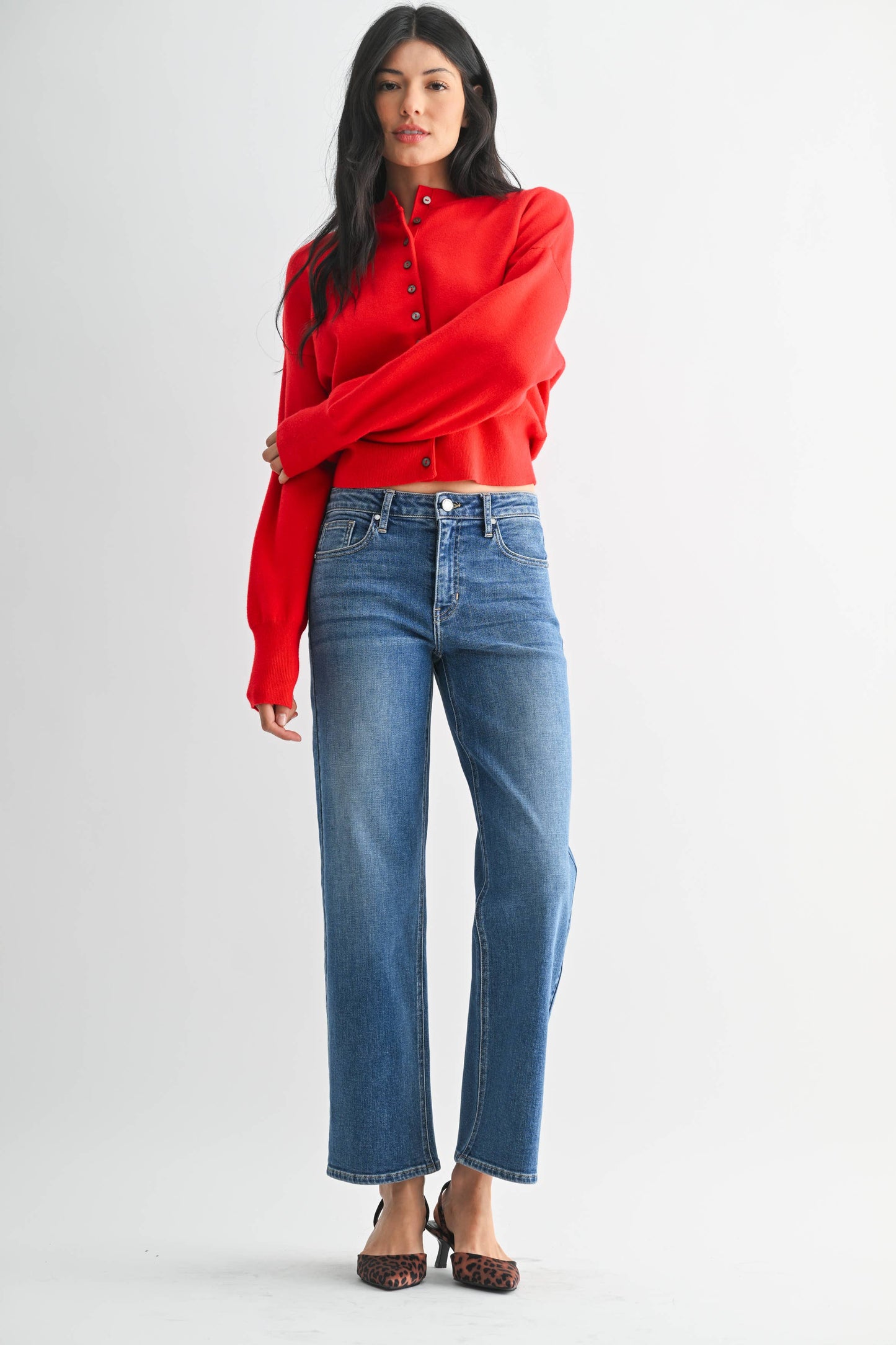 The Midrise Slim Wide Leg