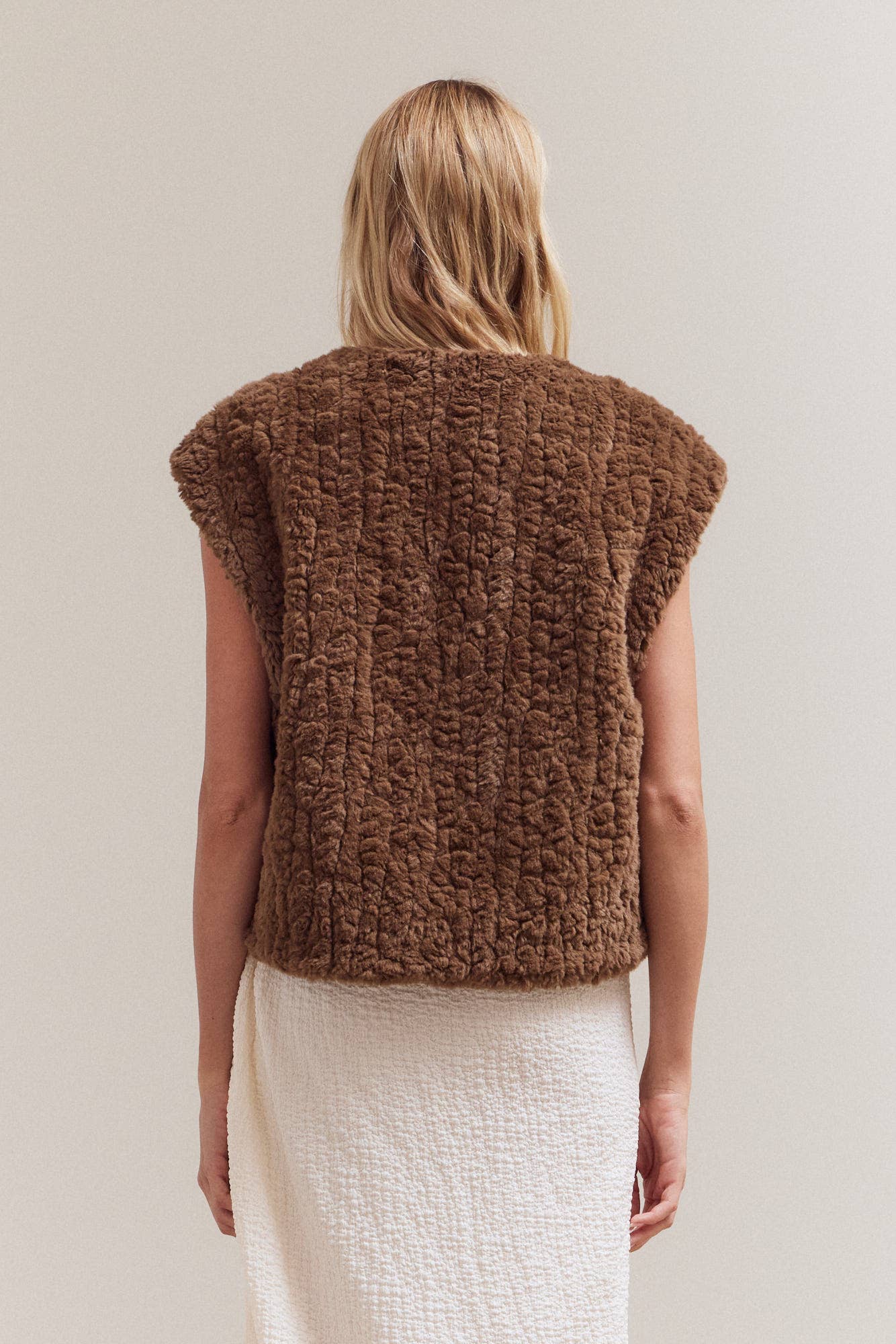 Faux Fur Zip Vest