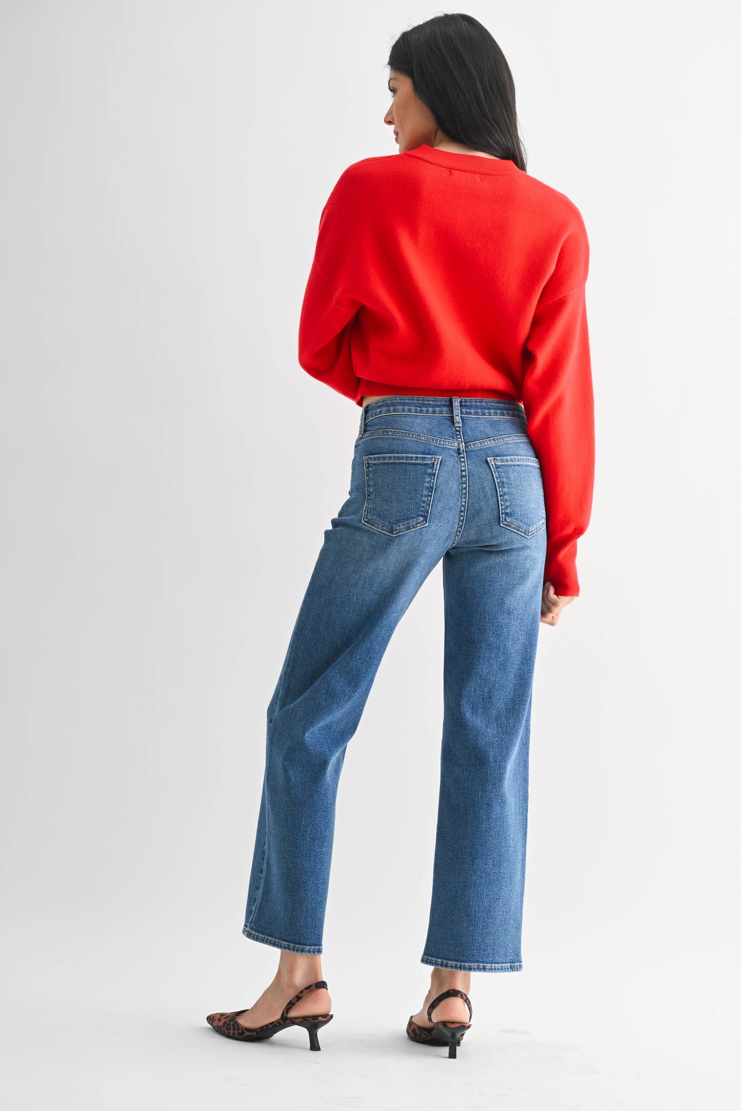 The Midrise Slim Wide Leg