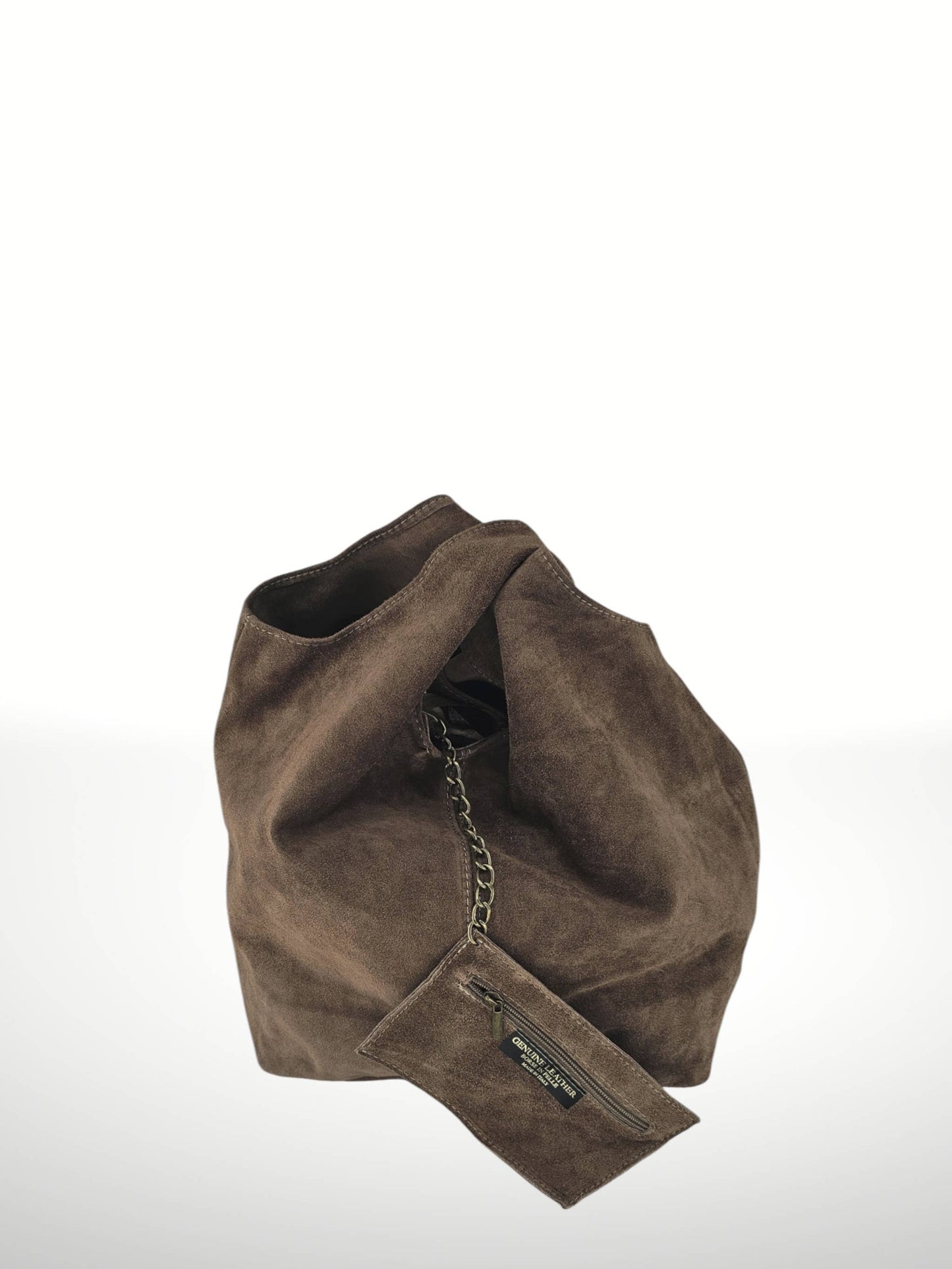 Giannina  Suede Leather Shoulder Bag