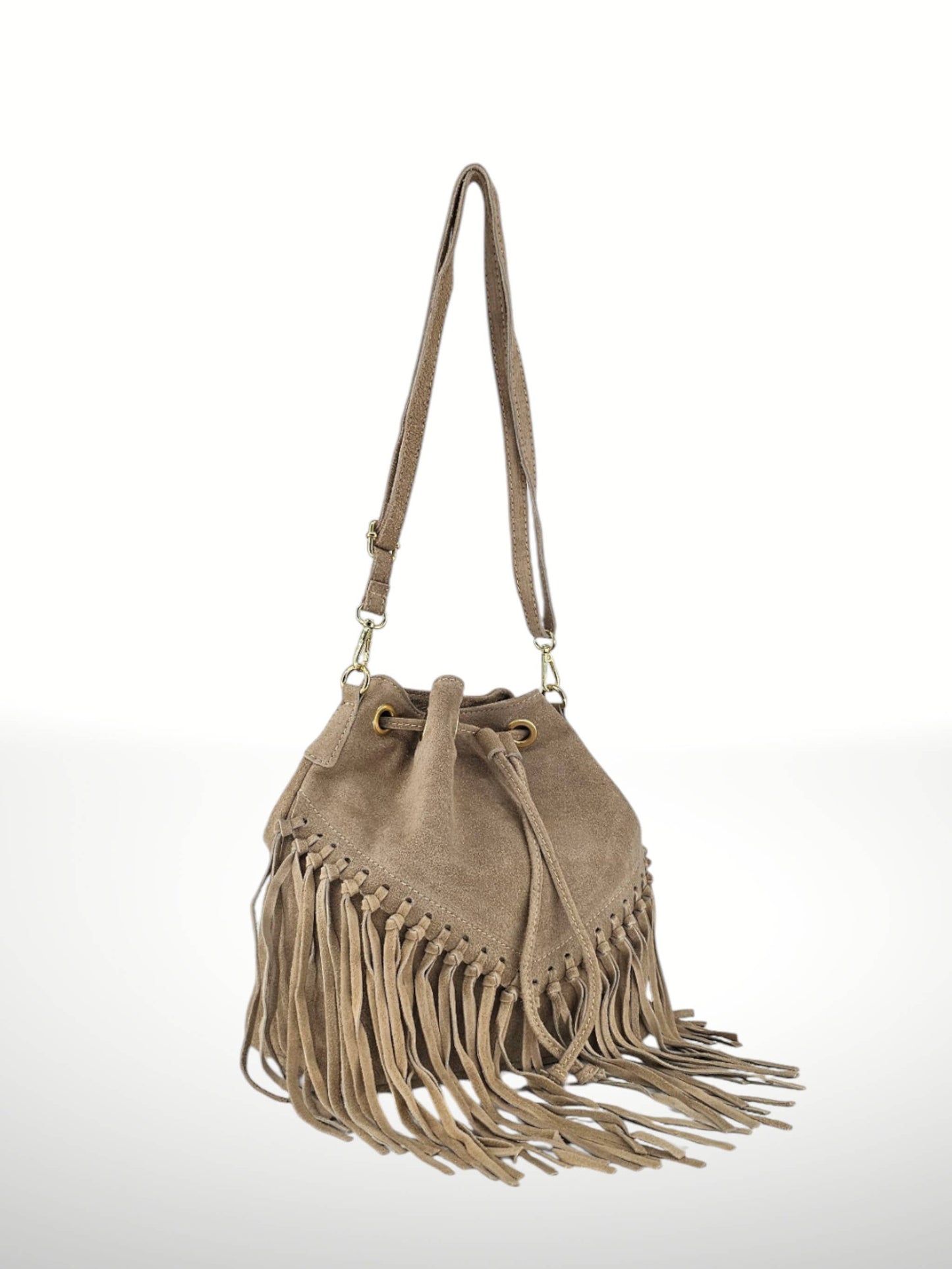 Emanuela Suede Leather Bag