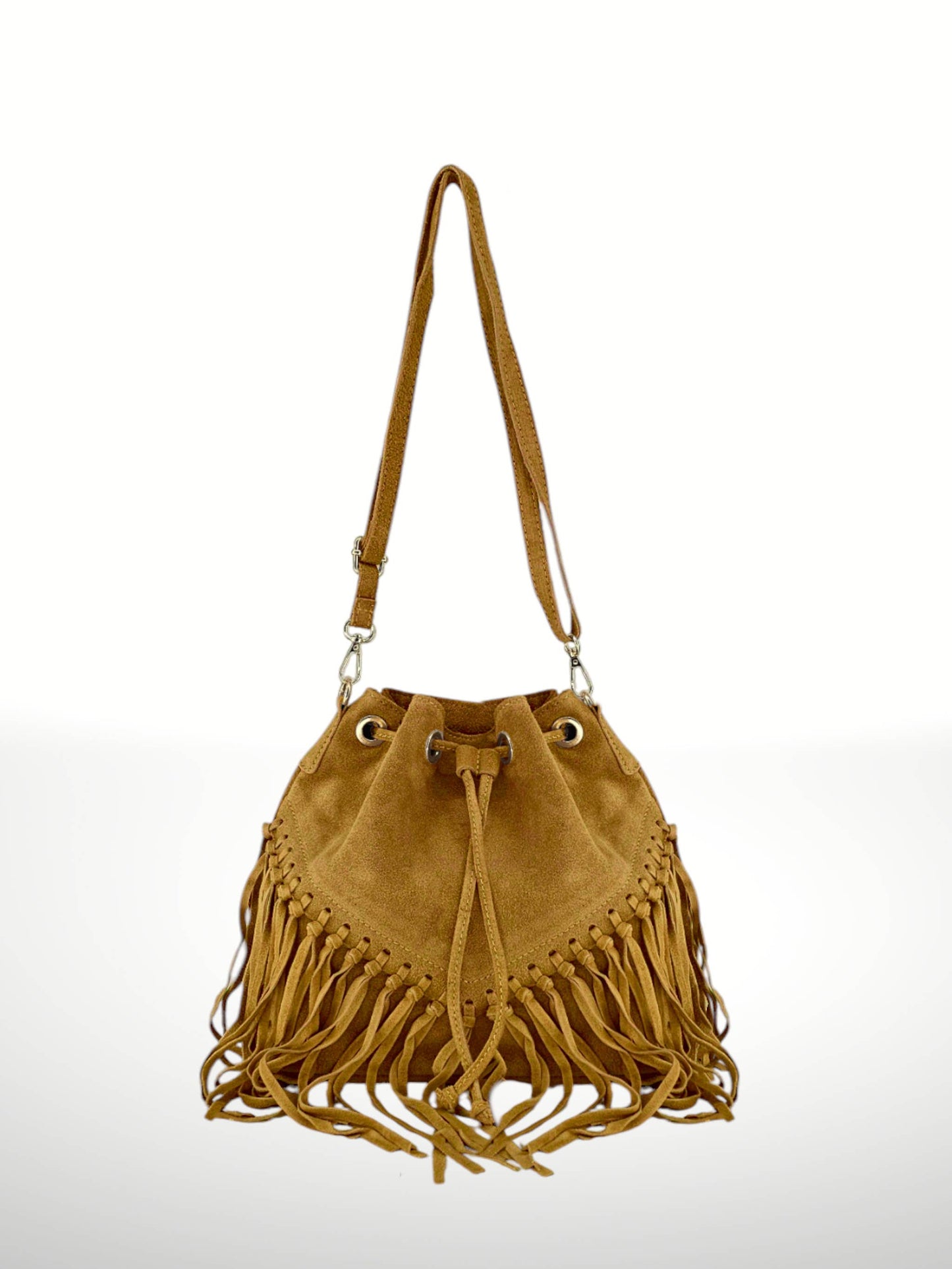 Emanuela Suede Leather Bag