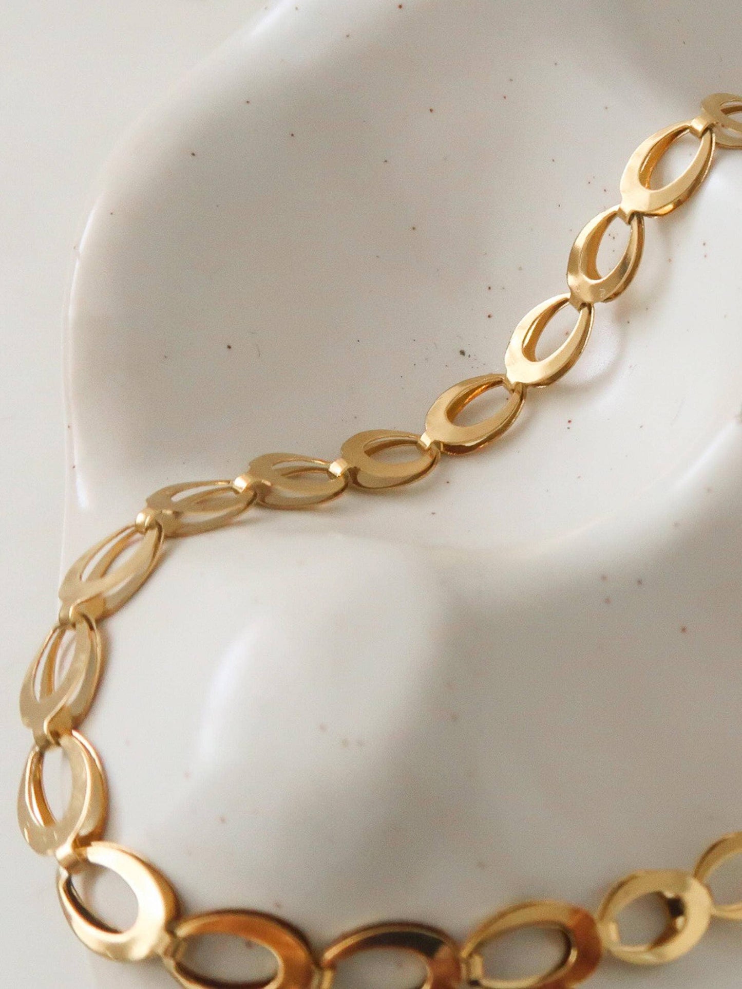 Thessaly Oval Link Chain Necklace