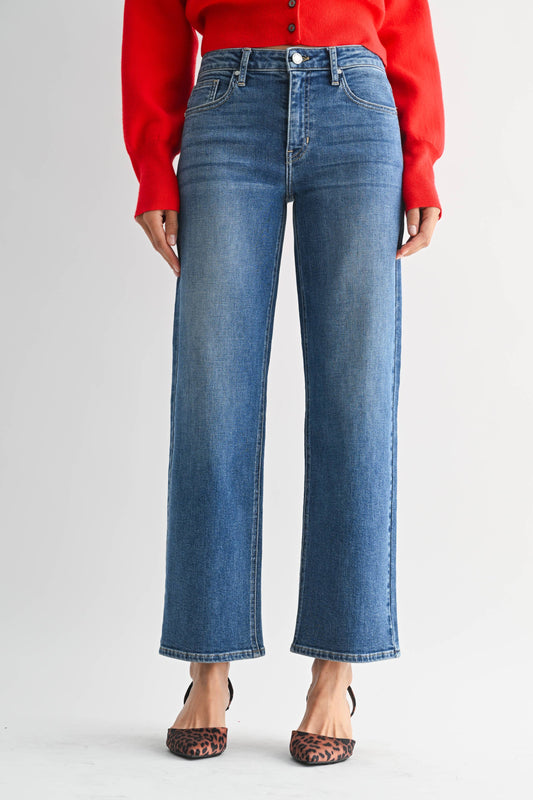 The Midrise Slim Wide Leg