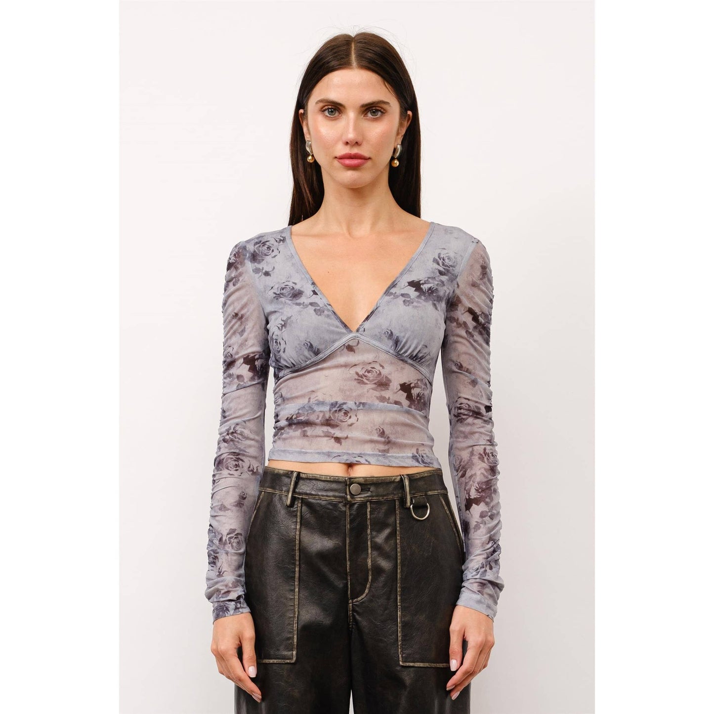 Layla Ruched Fitted Top