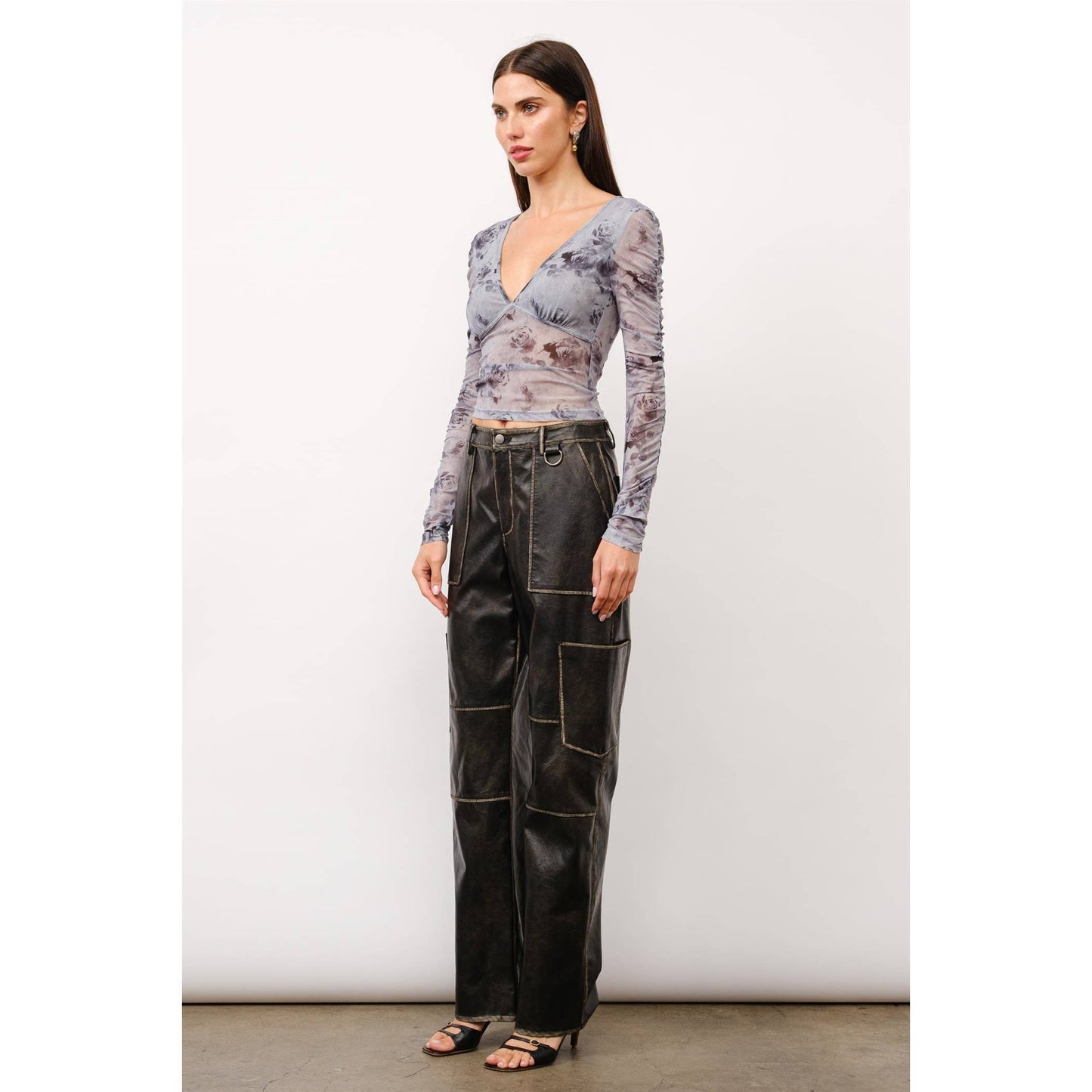 Layla Ruched Fitted Top