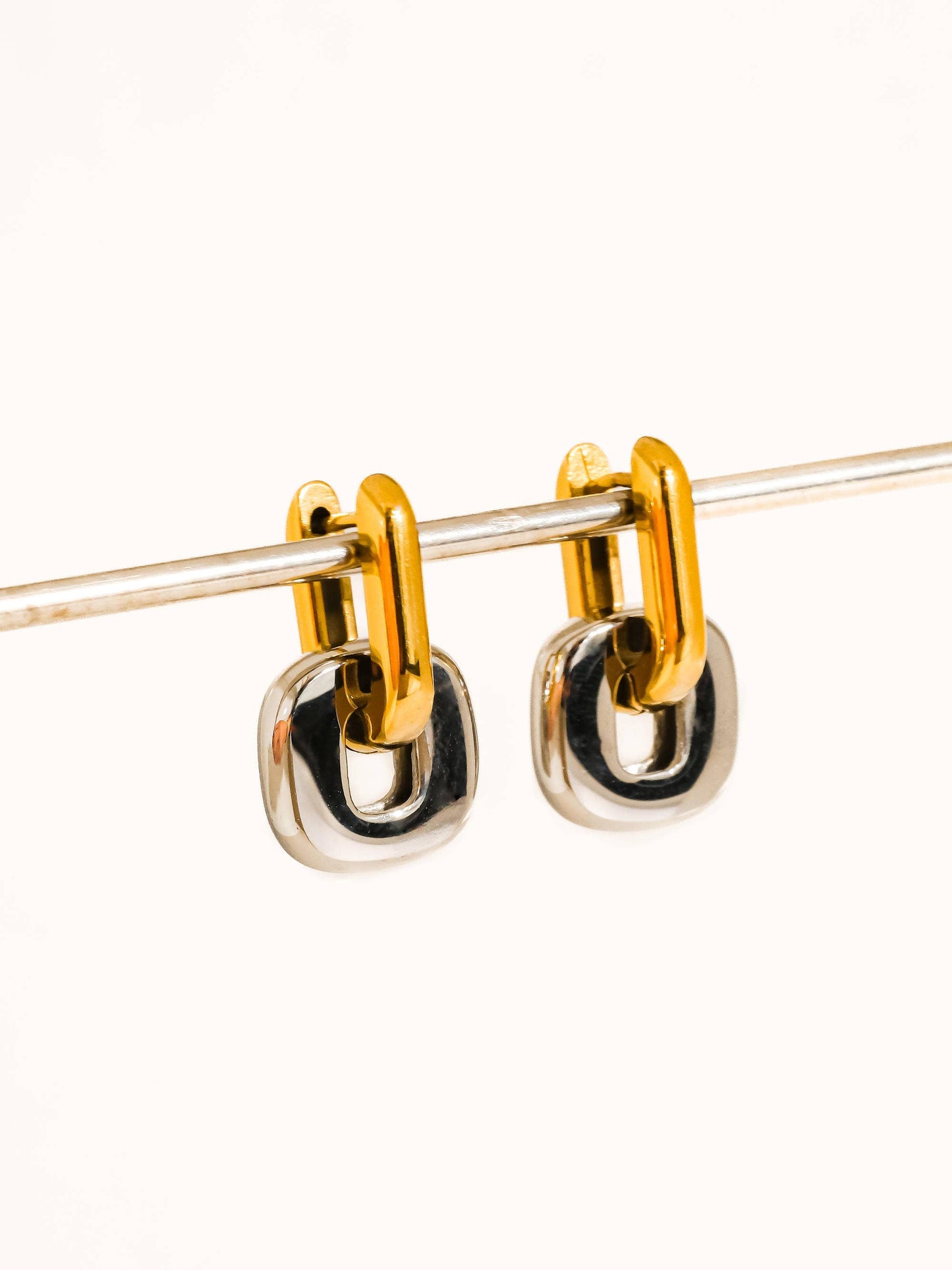 Arliss 18K Gold Non-Tarnish Link Drop Earring