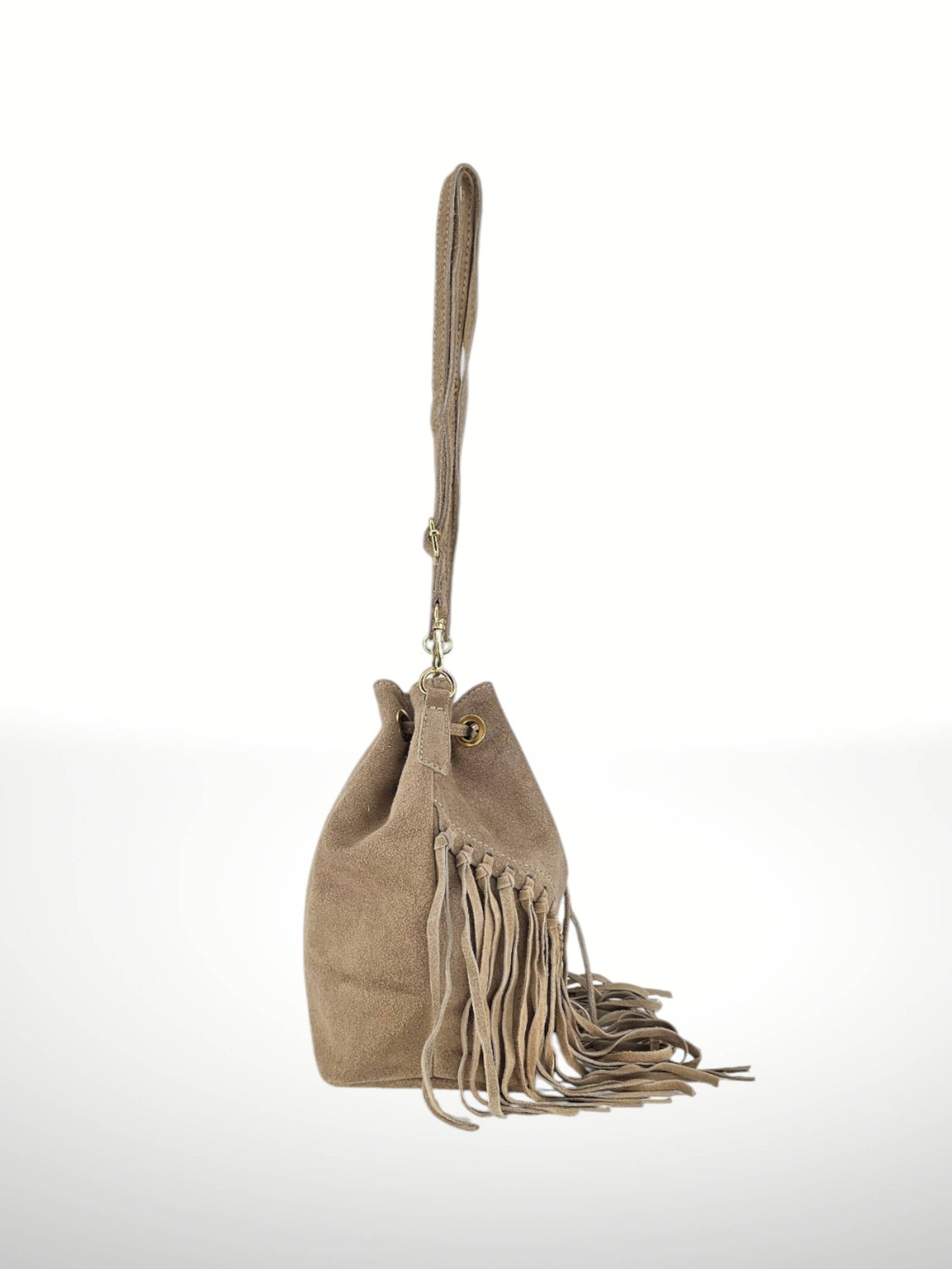 Emanuela Suede Leather Bag