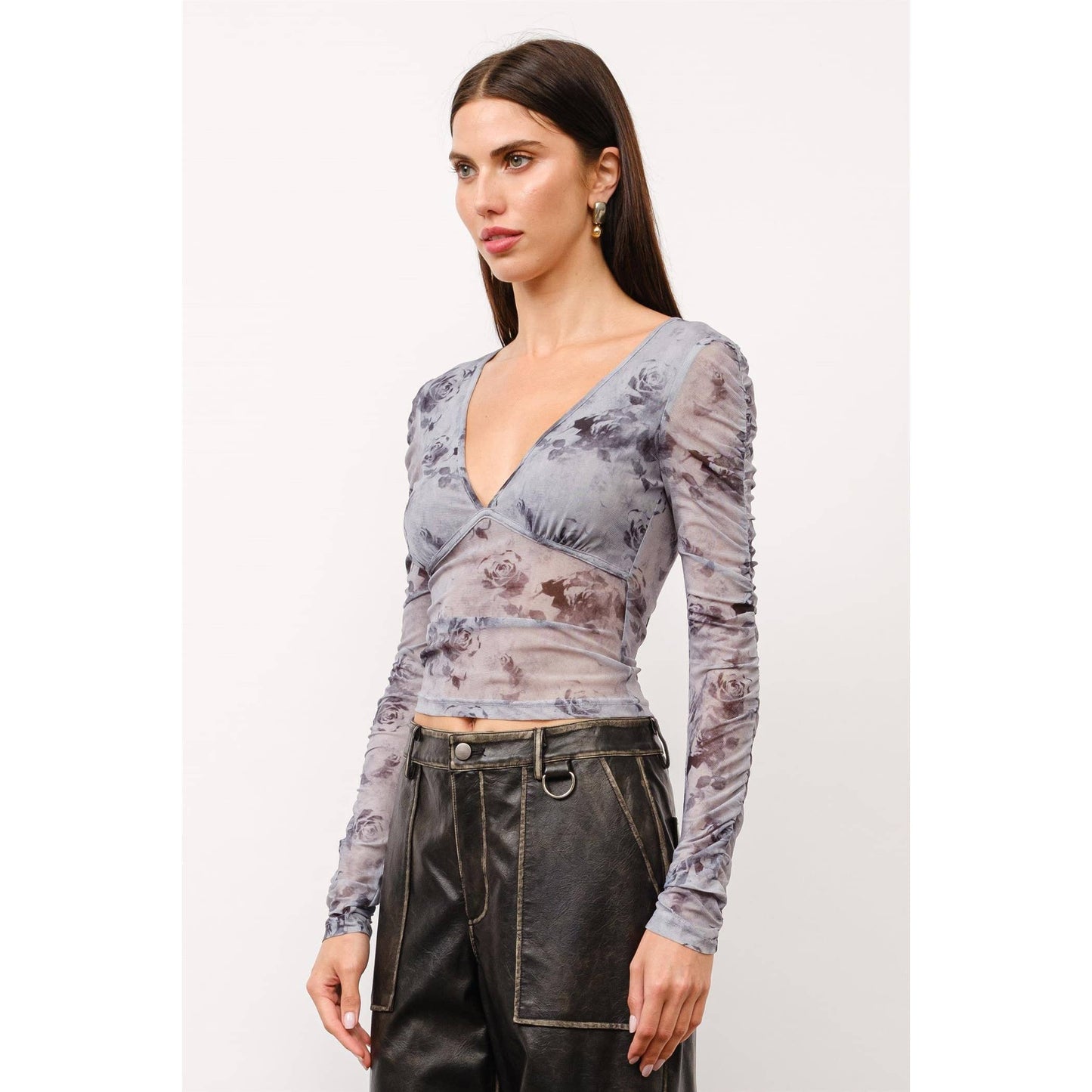 Layla Ruched Fitted Top