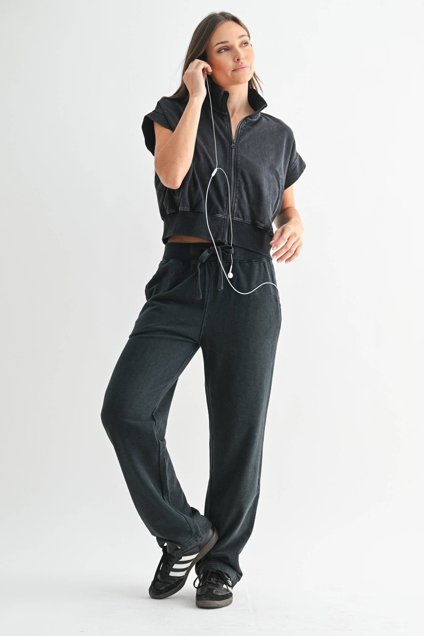 Trailstone Mineral Wash Cropped Vest