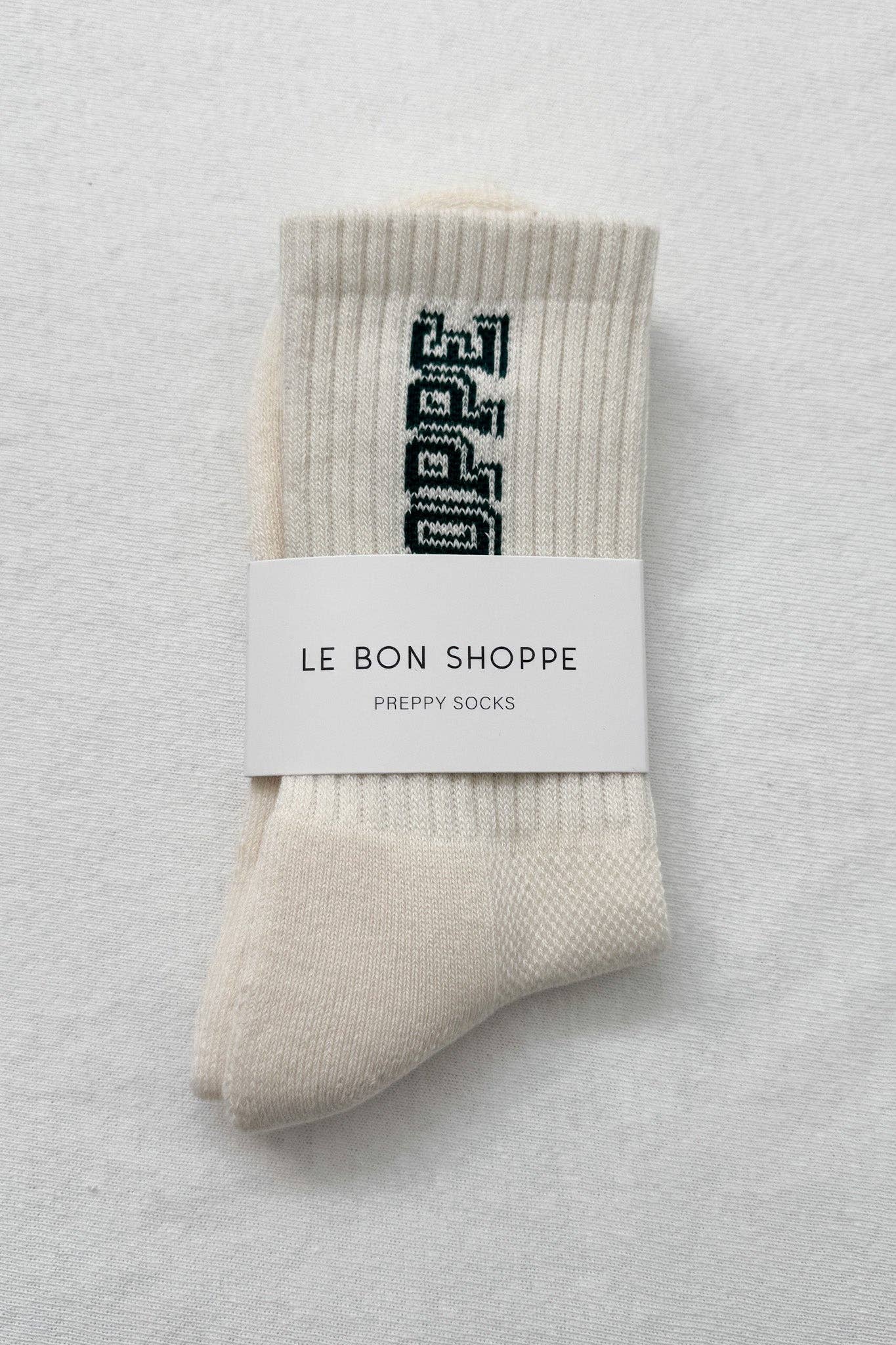 Preppy Socks : Canvas / Green