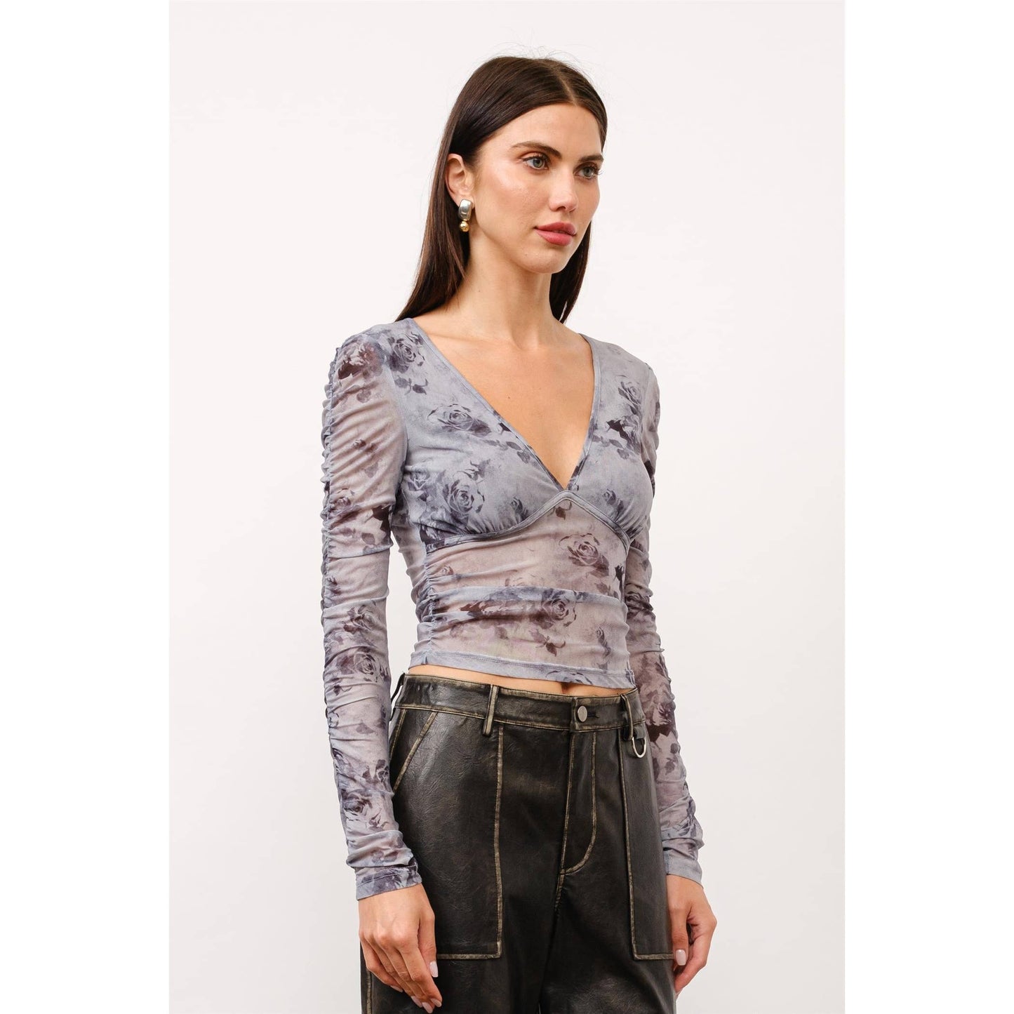 Layla Ruched Fitted Top